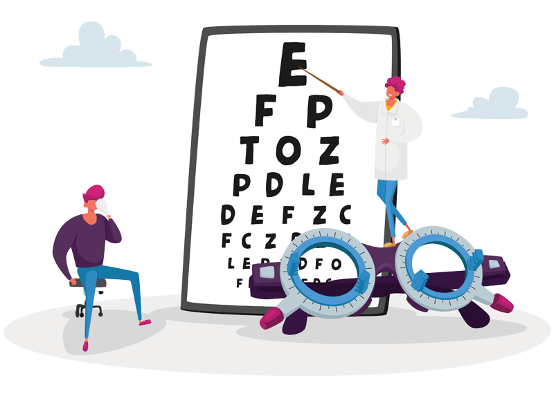 champ visuel orthoptiste